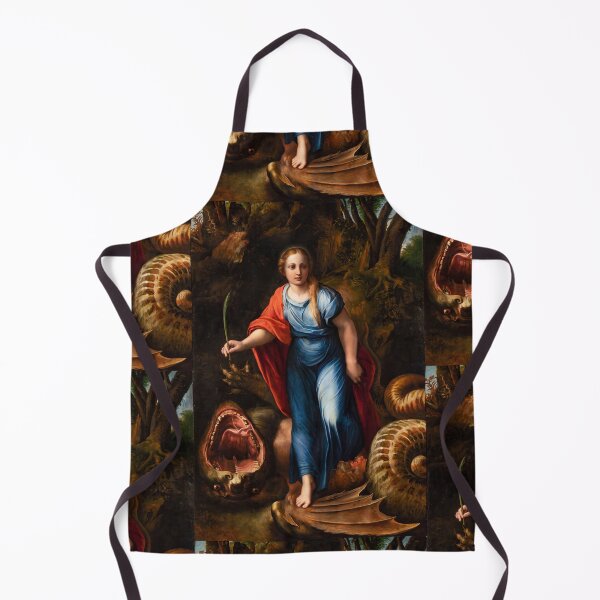 Item preview, Saint Margaret Triumphing Over the Dragon designed and sold by artofuniverse.