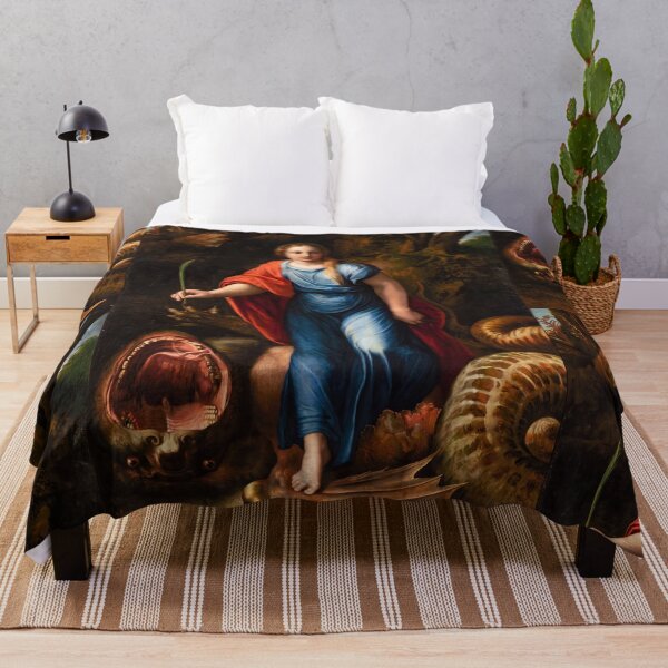 Item preview, Saint Margaret Triumphing Over the Dragon designed and sold by artofuniverse.