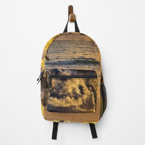 Item preview, Sunset at the beach with storm clouds designed and sold by Faith Based Decor .