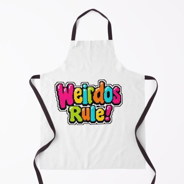 Item preview, Weirdos Rule 8-Bit Arcade Typography designed and sold by BearLoveDesign.