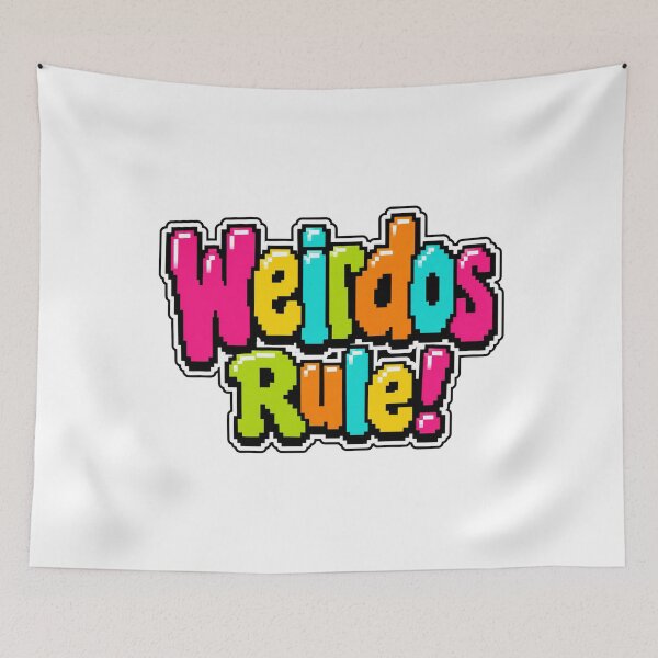 Item preview, Wierdos Rule Pixel Art Retro Gamer Style designed and sold by BearLoveDesign.