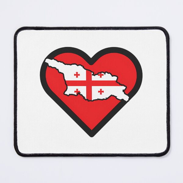 Item preview, Sakartvelo Guli - Me Mikvars Sakartvelo - I Love Georgia - Icon Heart designed and sold by ChowdhuryAlayna.