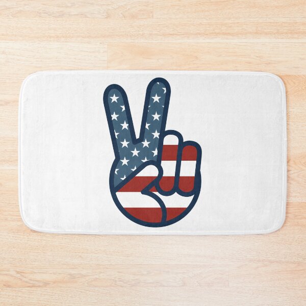 Item preview, Salty-Dog American Flag Peace Sign Icon designed and sold by ChowdhuryAlayna.