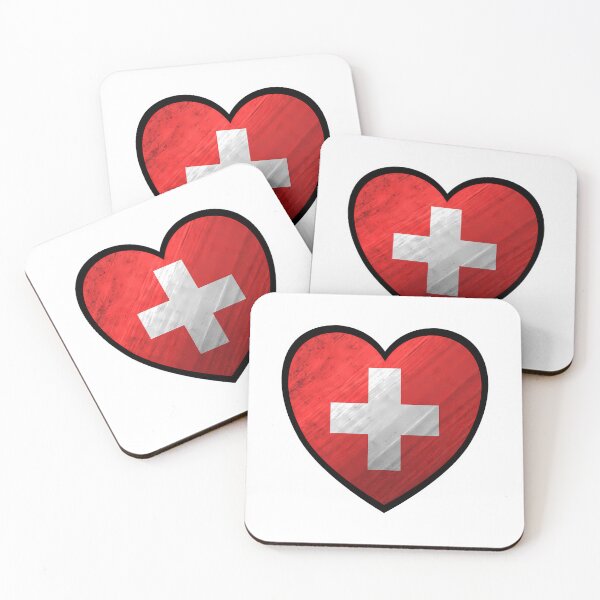Item preview, Switzerland Flag Heart Icon designed and sold by ChowdhuryAlayna.