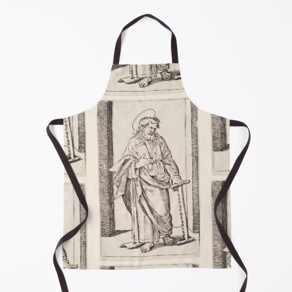 Item preview, Saint Simon with Saw and Book designed and sold by artofuniverse.