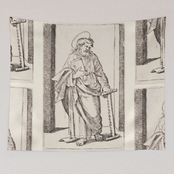 Item preview, Saint Simon with Saw and Book designed and sold by artofuniverse.