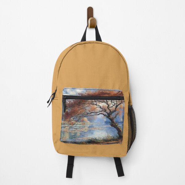 Item preview, Autumn landscape in the Monet style with warm color harmony designed and sold by FotoworldEdel.