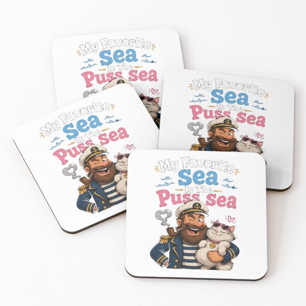 Item preview, My  Favorite Sea is The Puss-Sea designed and sold by TheEndDesign.