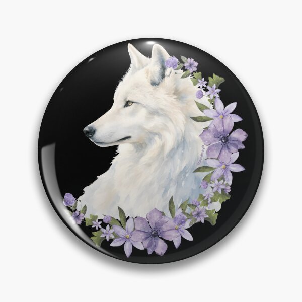 Artikelvorschau, Magischer Wolfsblumenaufkleber entworfen und verkauft von DesignPMG.