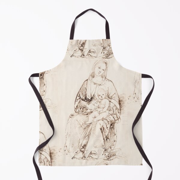 Item preview, Madonna and Child Ink Drawing designed and sold by artofuniverse.