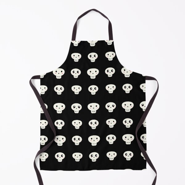 Item preview, Lindo patrón de calavera Kawaii sin costuras para Halloween con mejillas sonrojadas designed and sold by MathuraPresent.