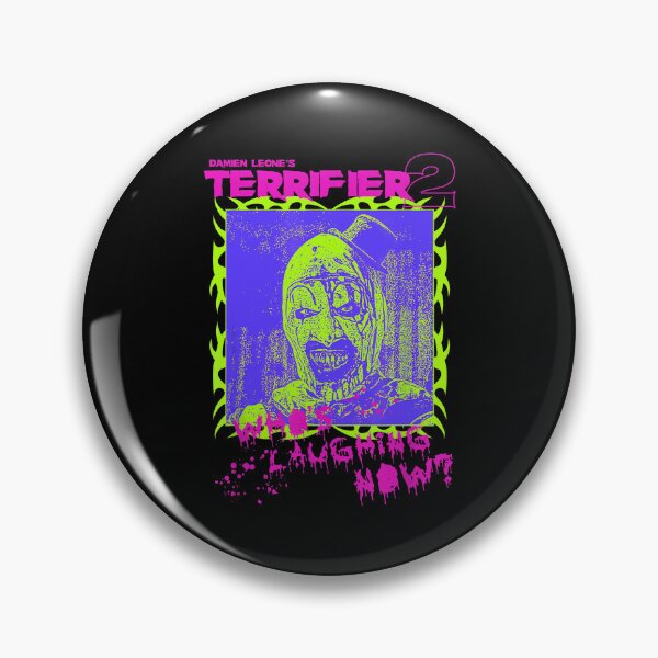 Item preview, Spooky Slasher Sequel Neon Who S Laughing Creepy Mime Jester designed and sold by MaceonPi.