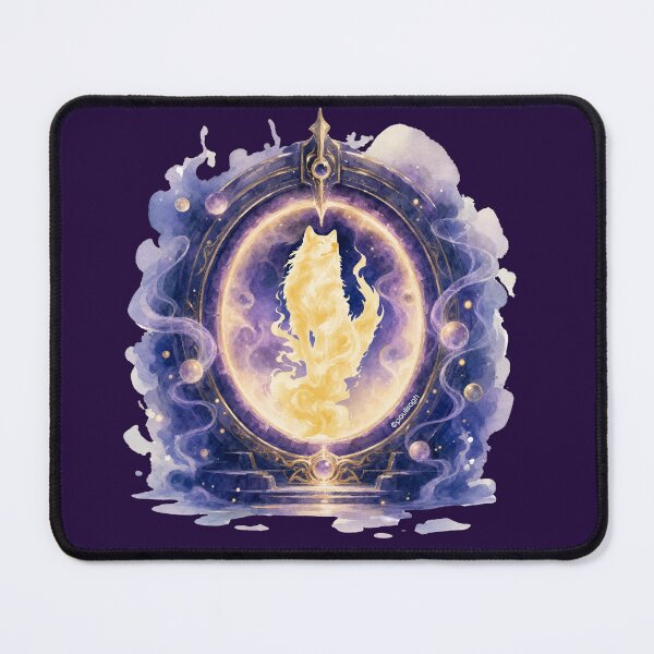 Item preview, Magic wolf sticker designed and sold by DesignPMG.