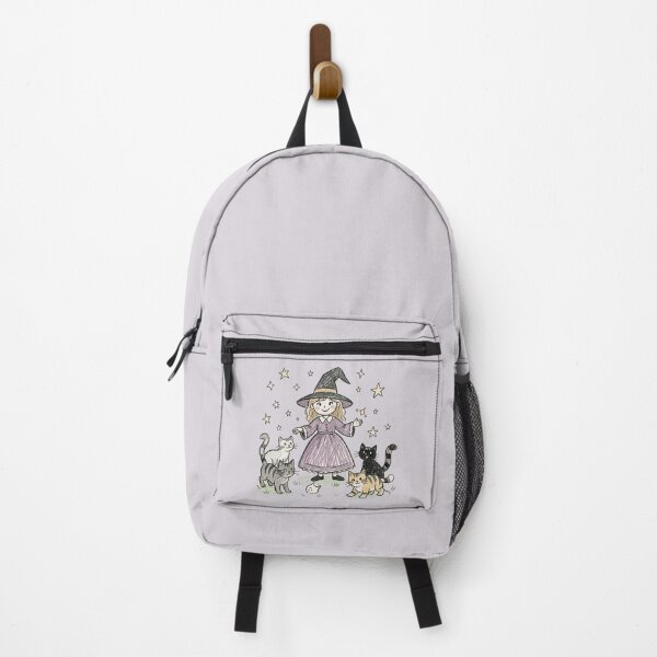 Item preview, Charming witch with cats designed and sold by MagelliShop.
