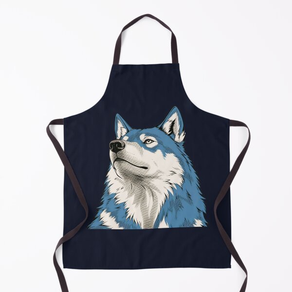 Item preview, Blue wolf sticker designed and sold by DesignPMG.