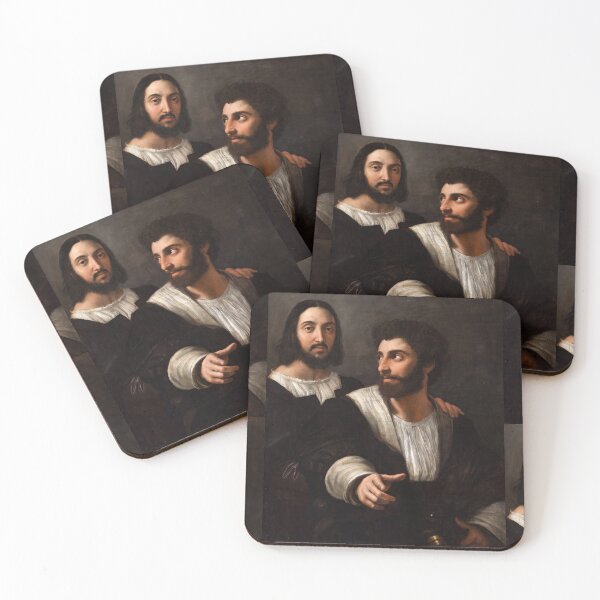 Item preview, Double Portrait of Two Bearded Men designed and sold by artofuniverse.