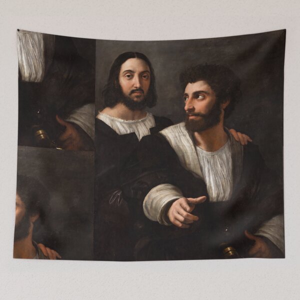 Item preview, Double Portrait of Two Bearded Men designed and sold by artofuniverse.