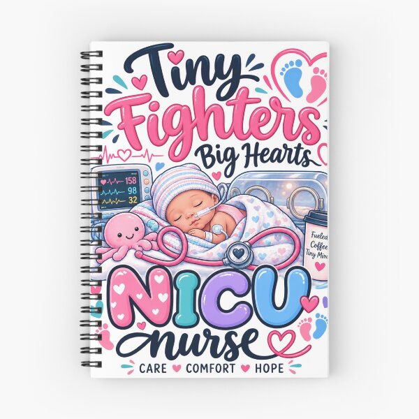 Item preview, Tiny Fighters Big Hearts NICU Nurse designed and sold by Nurse Vibes Studio.
