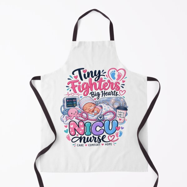 Item preview, Tiny Fighters Big Hearts NICU Nurse designed and sold by Nurse Vibes Studio.
