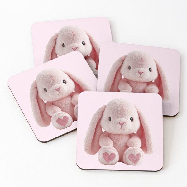 Item preview, Cute Pink Bunny Plush Aesthetic designed and sold by jianina-alondra.