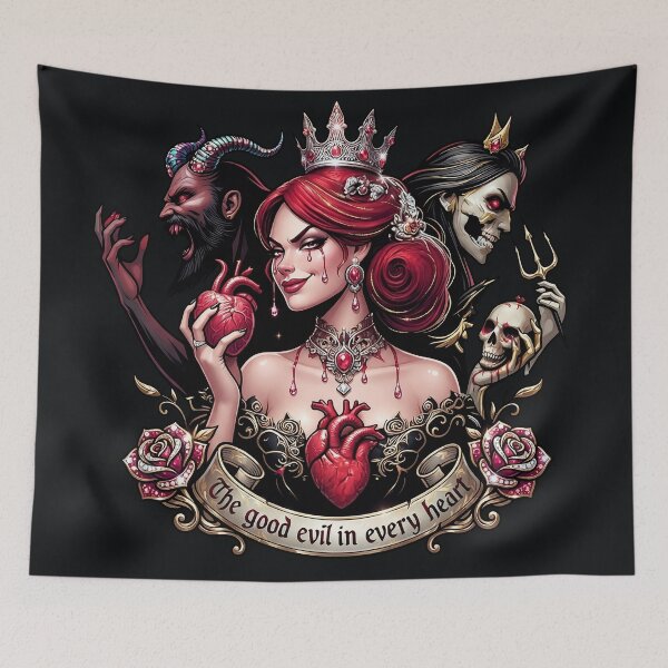 Item preview, Redhair Queen Holding Human Heart designed and sold by Voodoo Store Paranormal Collections.