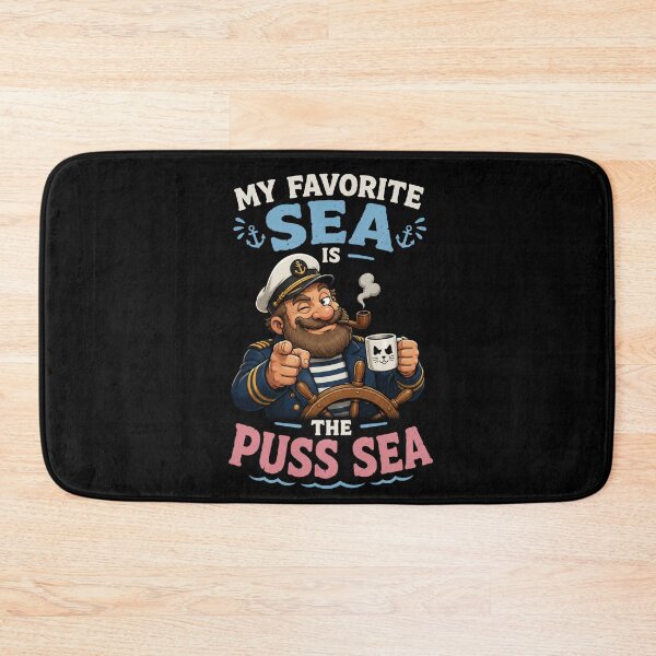 Item preview, My  Favorite Sea is The Puss-Sea designed and sold by TheEndDesign.
