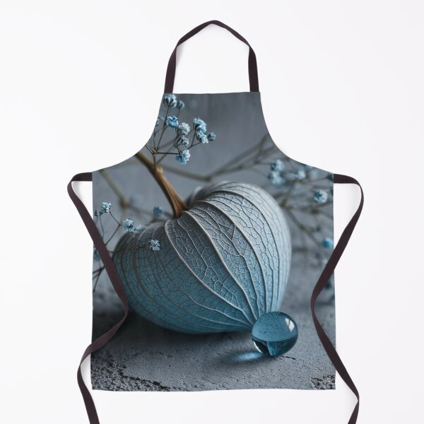 Item preview, Blue Physalis Lantern Water Drop Gypsophila Still Life Art designed and sold by LYAN-STORE.