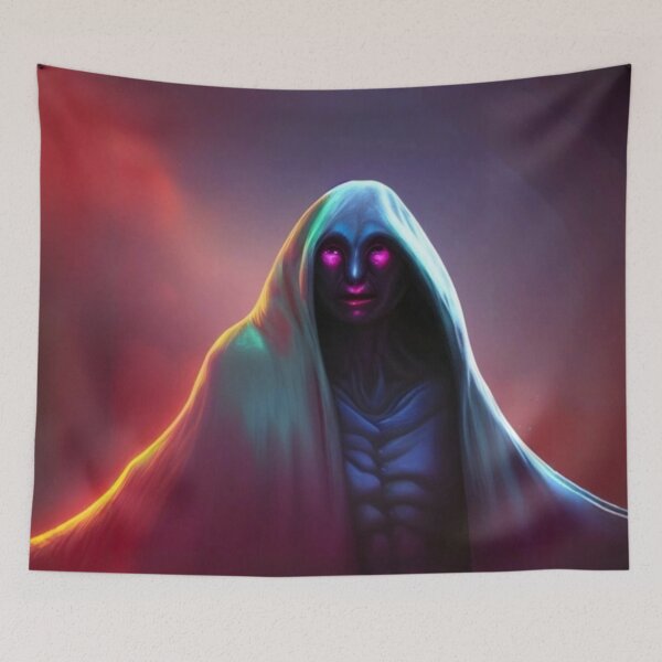 Item preview, Hooded Alien Figure With a Purple Glow designed and sold by Korral.