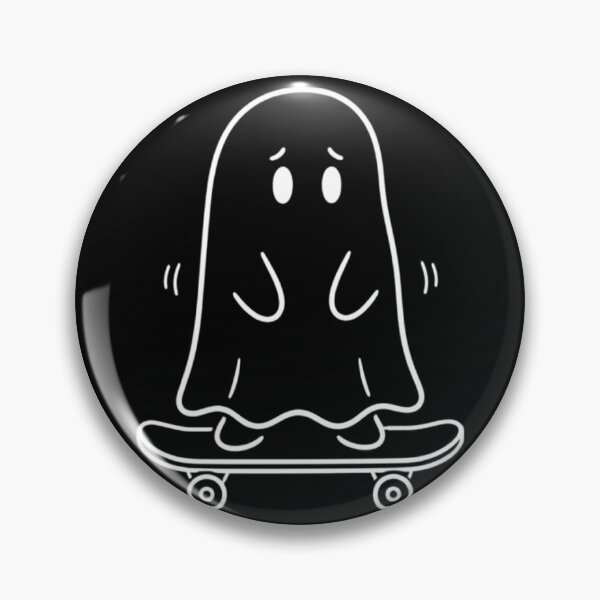 Item preview, Socially Awkward Ghost Skateboarder – Funny Introvert Gift designed and sold by SakuraHQ.