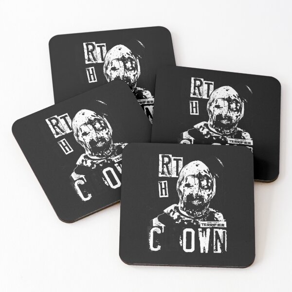 Item preview, Spooky Slasher Creepy Mime Jester Bloody Face Contrast designed and sold by MaceonPi.