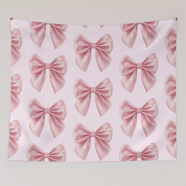 Item preview, Pink Satin Bow Coquette Aesthetic designed and sold by jianina-alondra.