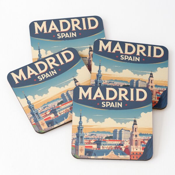 Item preview, Madrid Spain Vintage Travel Tourism designed and sold by TravelersGems.