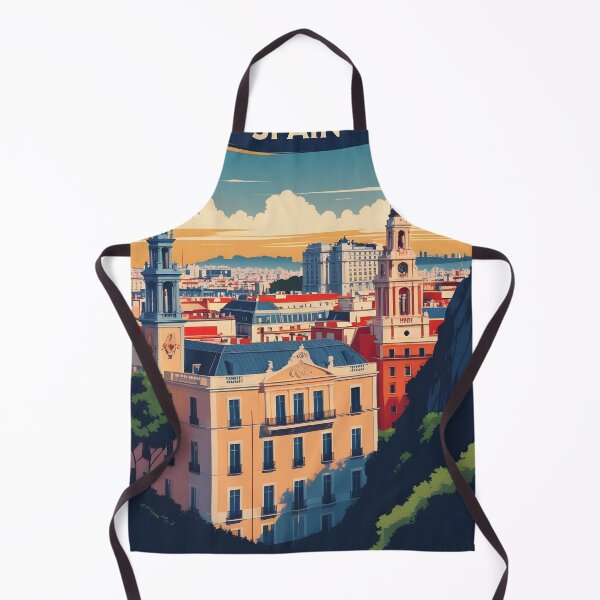 Item preview, Madrid Spain Vintage Travel Tourism designed and sold by TravelersGems.