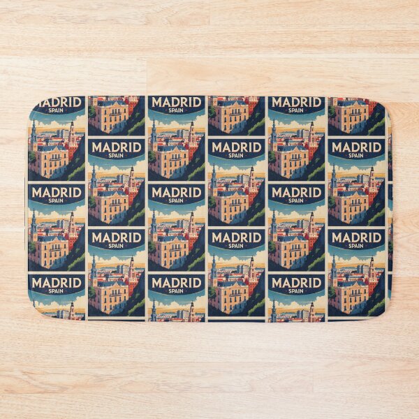 Item preview, Madrid Spain Vintage Travel Tourism designed and sold by TravelersGems.