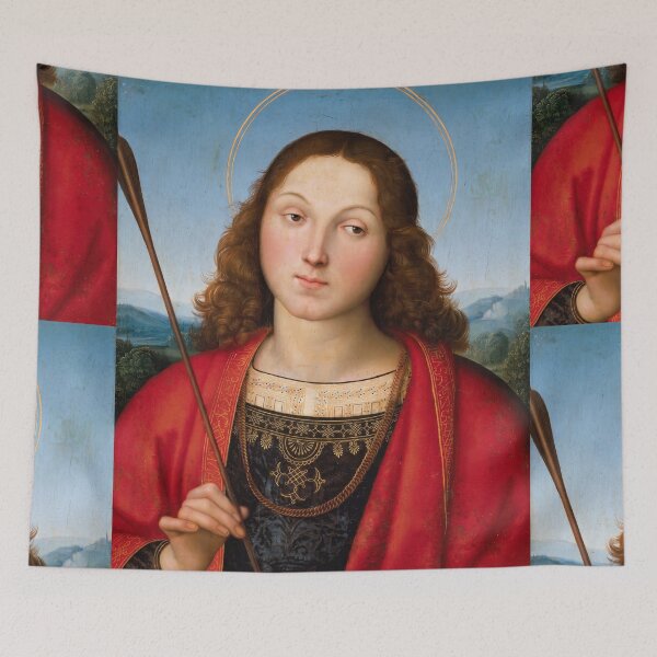 Item preview, Saint Sebastian Holding an Arrow designed and sold by artofuniverse.