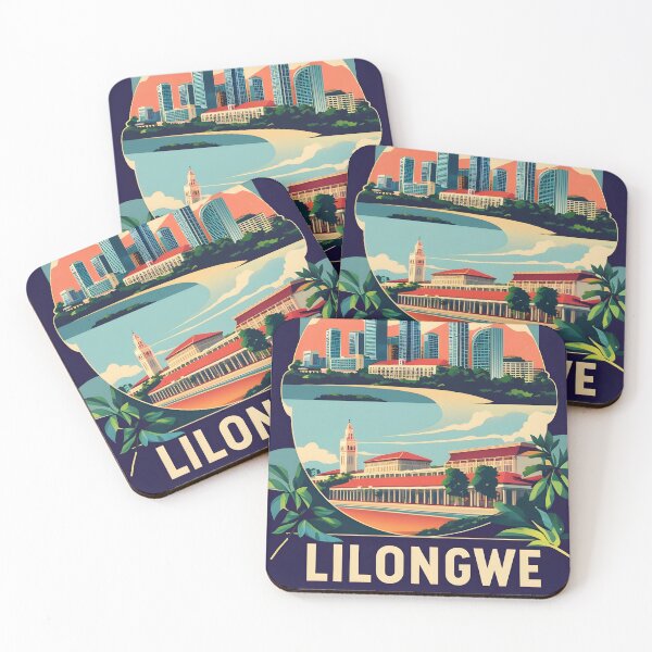 Item preview, Lilongwe Malawi Vintage Travel Tourism designed and sold by TravelersGems.
