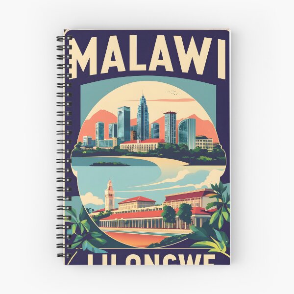 Item preview, Lilongwe Malawi Vintage Travel Tourism designed and sold by TravelersGems.