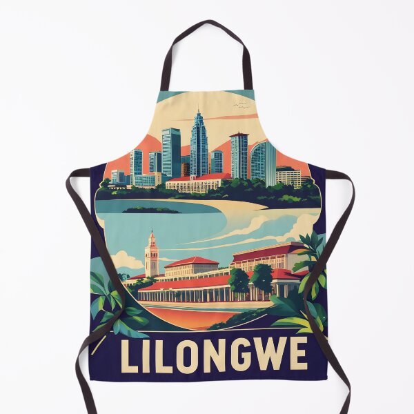 Item preview, Lilongwe Malawi Vintage Travel Tourism designed and sold by TravelersGems.
