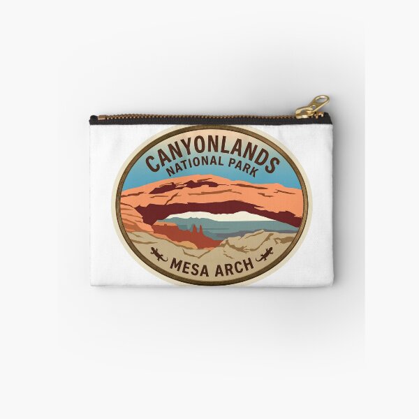Item preview, Canyonlands National Park Mesa Arch Utah Retro Desert Badge designed and sold by LittleArij.