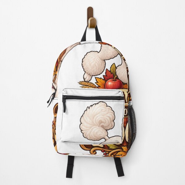 Item preview, Thankful For My Poodle Thanksgiving | White Poodle Cornucopia Fall designed and sold by KnrNazimTHRE4DS.