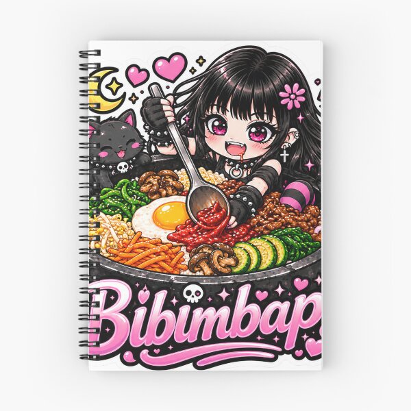 Item preview, Goth Food Gremlin Loves Bibimbap designed and sold by AnnekeJordaan.