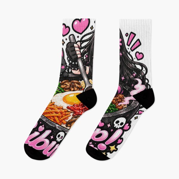 Item preview, Goth Food Gremlin Loves Bibimbap designed and sold by AnnekeJordaan.