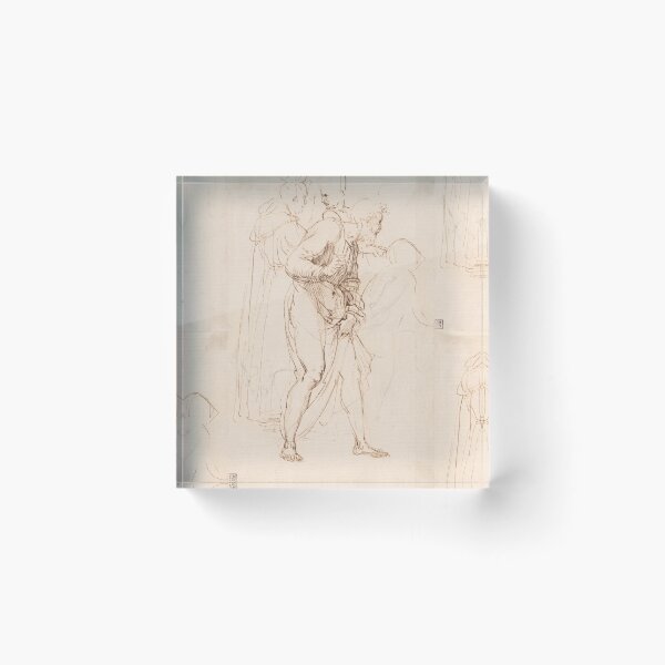 Item preview, Renaissance Figure Study in Brown Ink designed and sold by artofuniverse.