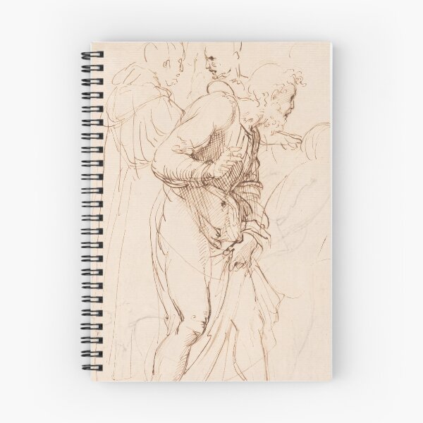 Item preview, Renaissance Figure Study in Brown Ink designed and sold by artofuniverse.