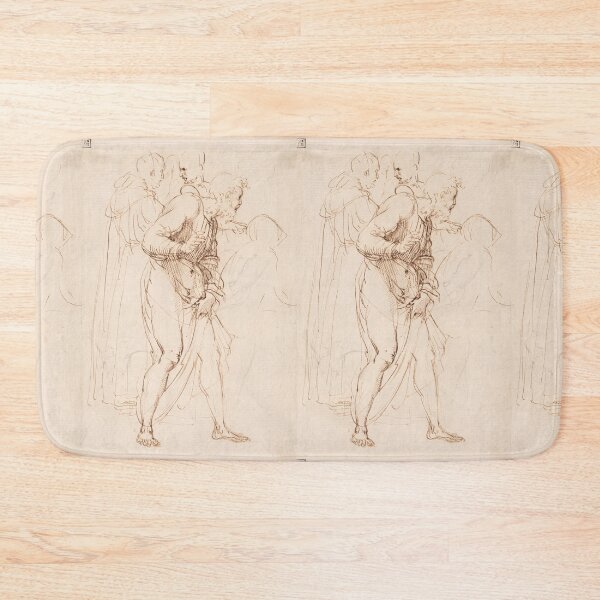 Item preview, Renaissance Figure Study in Brown Ink designed and sold by artofuniverse.