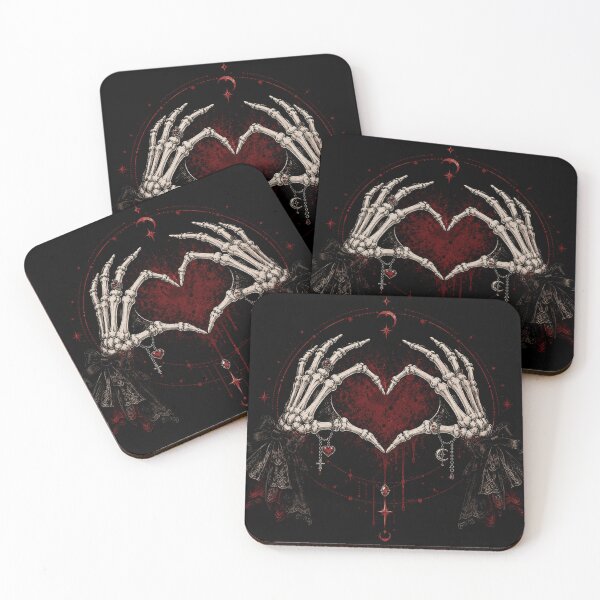 Item preview, Blood and Lace Gothic Skeleton Heart designed and sold by Imagine Isso.