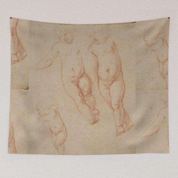 Item preview, Red Chalk Study of Cherubs designed and sold by artofuniverse.