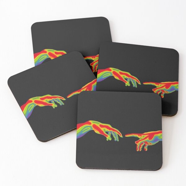 Item preview, Creation of Adam Thermal Heat Map Psychedelic Hands Art designed and sold by LYAN-STORE.