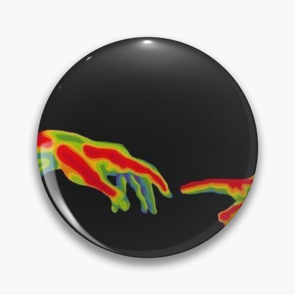 Item preview, Creation of Adam Thermal Heat Map Psychedelic Hands Art designed and sold by LYAN-STORE.
