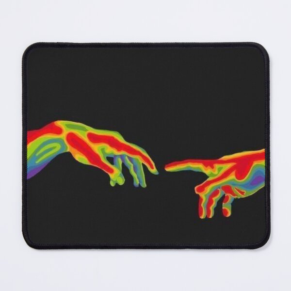 Item preview, Creation of Adam Thermal Heat Map Psychedelic Hands Art designed and sold by LYAN-STORE.